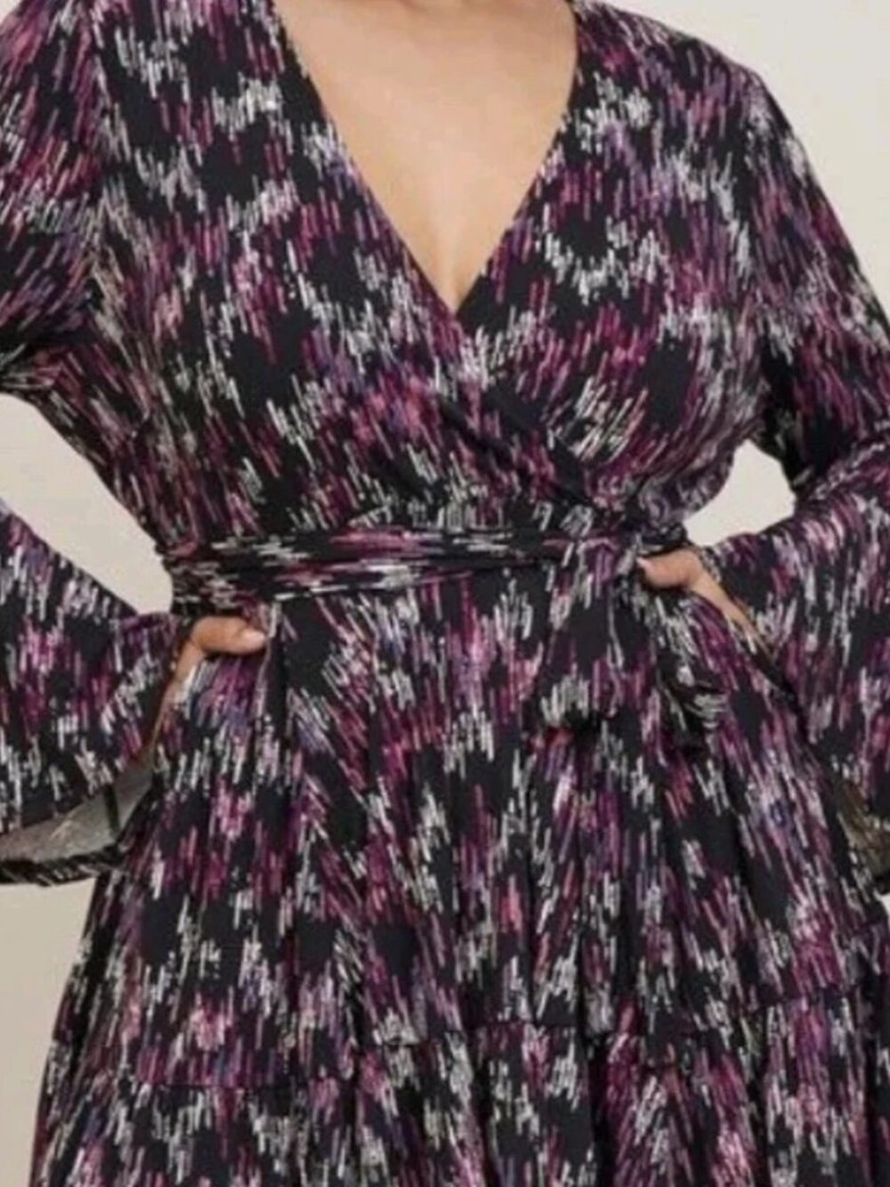 Mini Studio Knit Tiered Dress Size 6X (30/32) - Picture 2 of 5